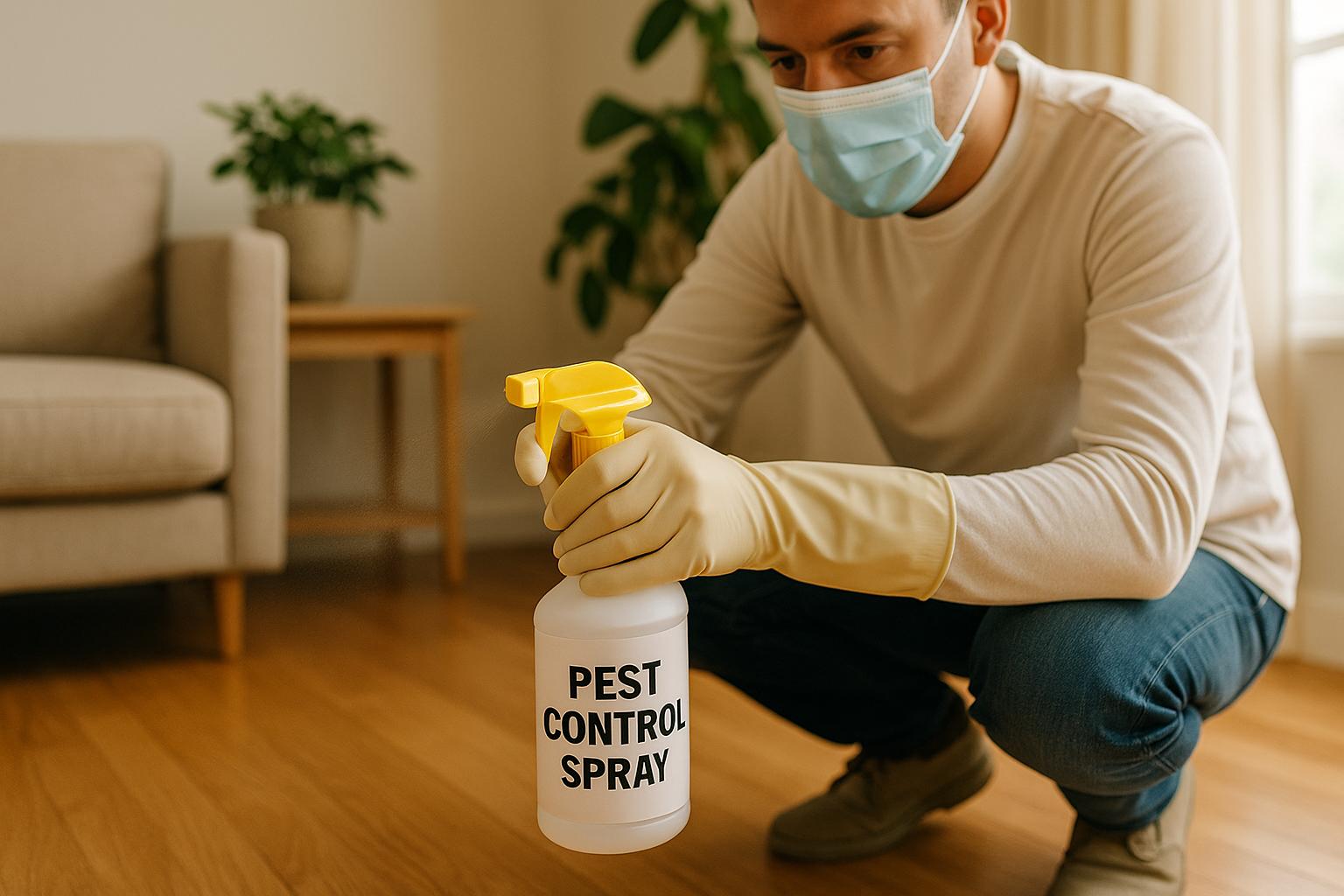 How to Apply Pest Control Spray Indoors Safely