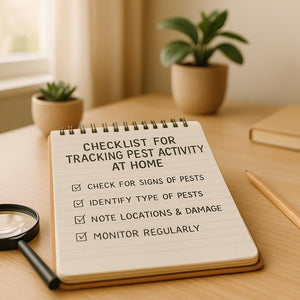 Checklist for Tracking Pest Activity at Home