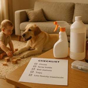 Checklist for Safe Pest Control Around Pets and Kids