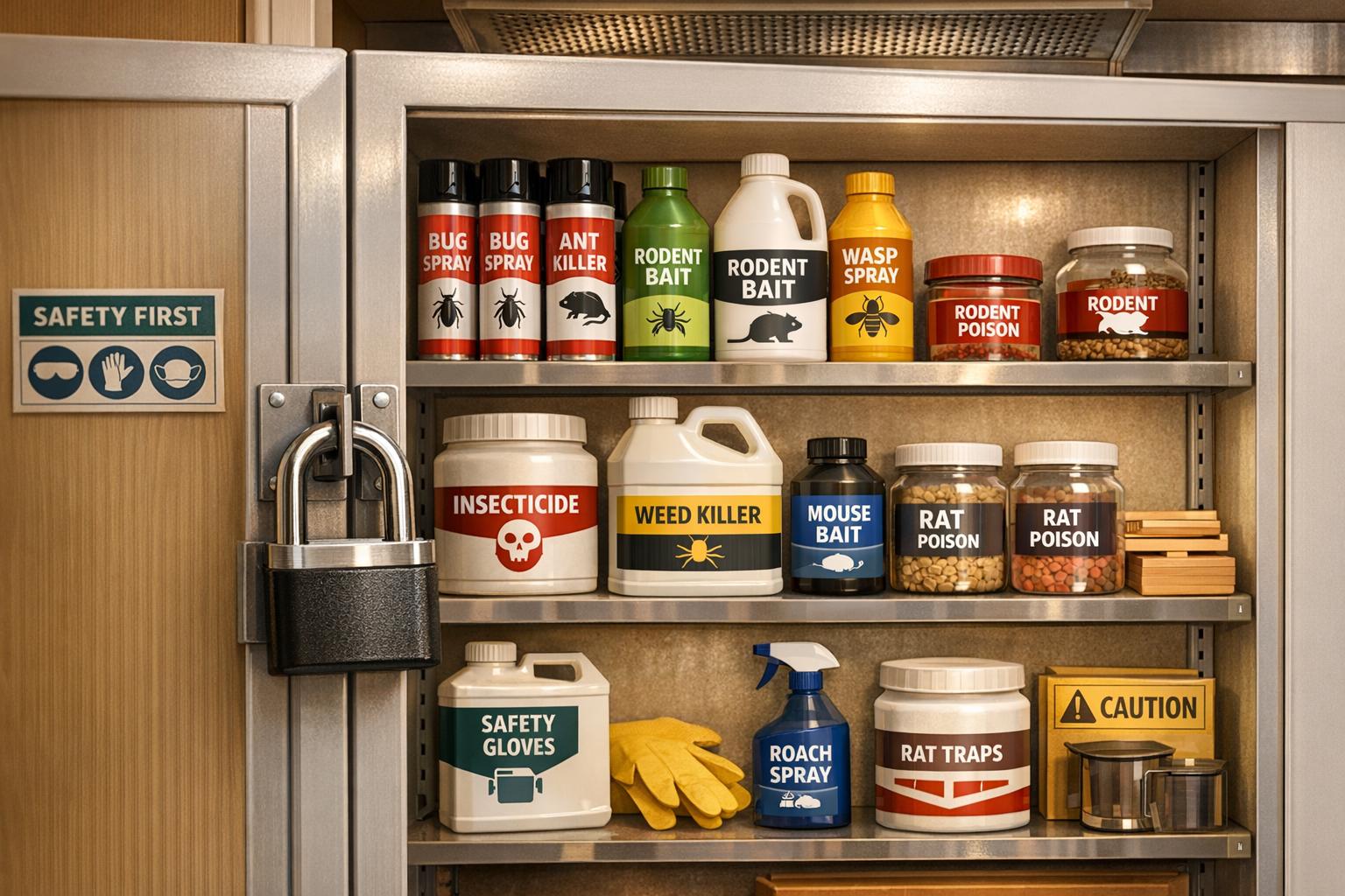 How To Store Pest Control Products Safely