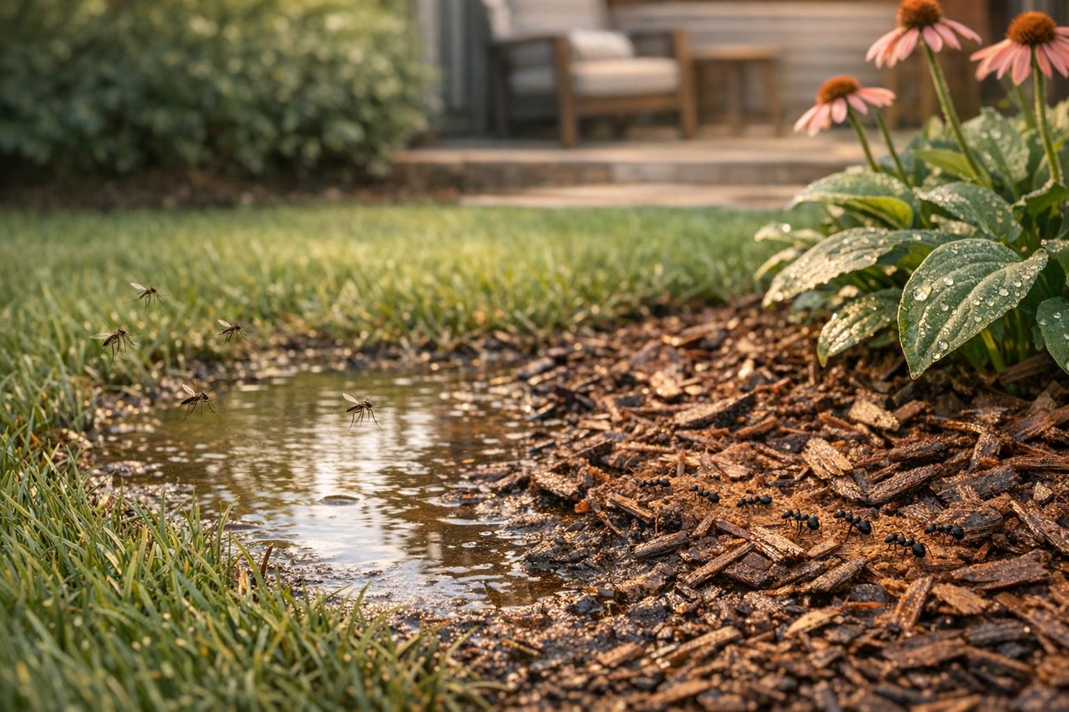 How Moisture in Landscaping Attracts Pests
