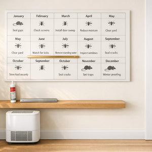 Seasonal Pest Calendar: What to Expect Each Month