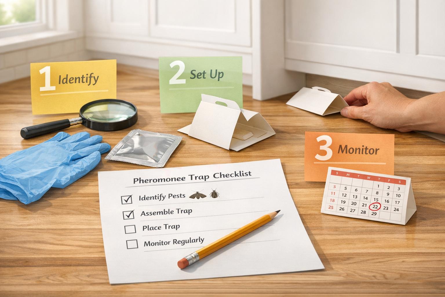 Checklist for Using Pheromone Traps at Home